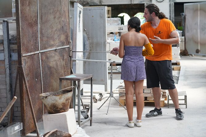 Create Your Own Murano Glass: Beginner’s Glassblowing Class - Step 3: blow your own Murano piece (cup/bowl or vase)