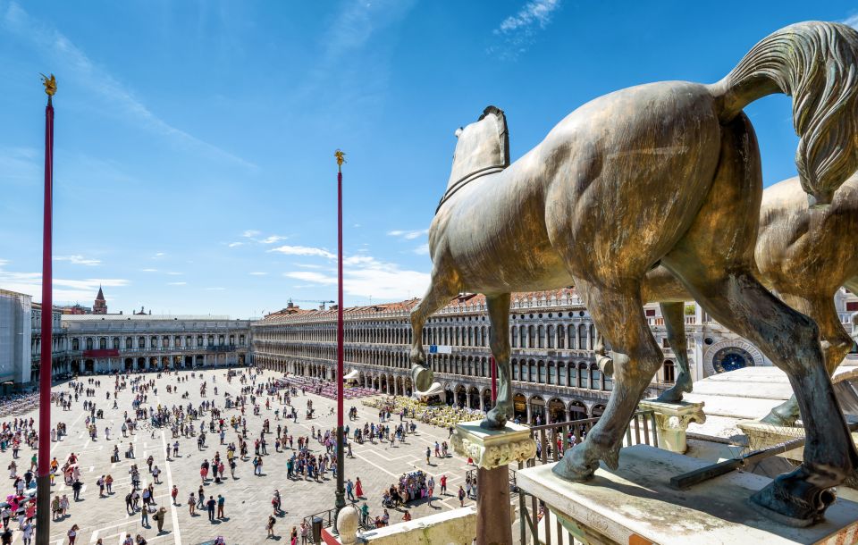 Doge's Palace & St. Mark's Basilica with Terrace Access Tour - Getting into St. Mark’s Basilica from the square
