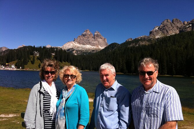 Dolomites & Cortina Small Group Tour from Venice - Auronzo di Cadore and Lake Auronzo: quick lakeside walk, panoramic views, gelato break