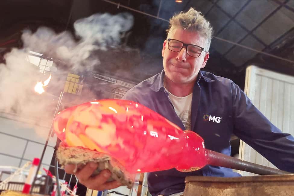 Glass Blowing Show Visit Murano Glass Factory & Showroom OMG - Timing on Murano: the show runs every half hour