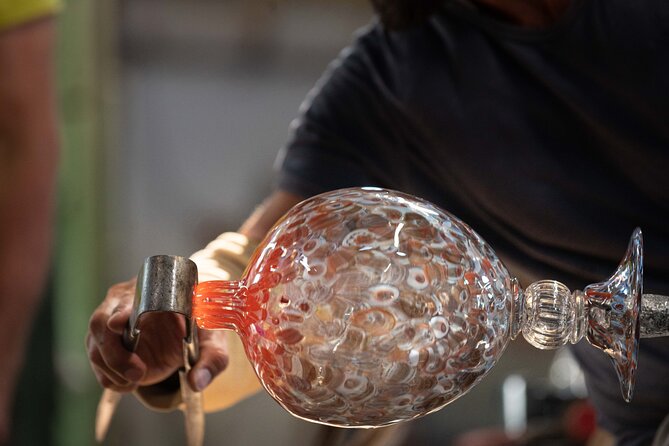 Murano by Private Watertaxi Including Glass Blowing Demo with Hotel Pickup - Colleoni Glassworks: watching the master performance up close