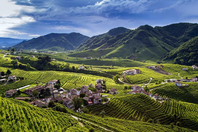Premium Prosecco Hills Winery Tour with Prosecco Tastings & Food - Valdobbiadene Stop: A Short View Break That Sets the Tone
