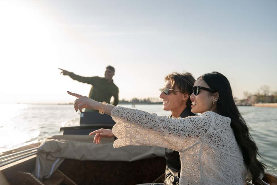 Sunset Serenity Cruise in the Venice Lagoon - San Marco photo stop: the postcard angle, minus the sidewalk chaos