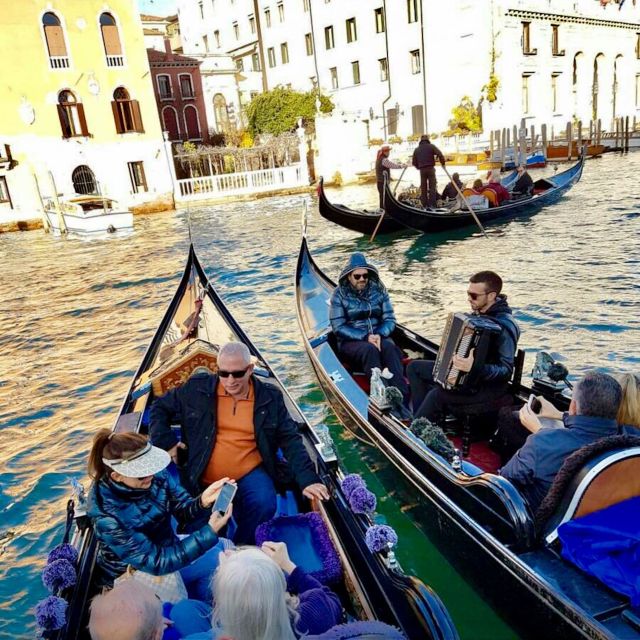 Venice: 30-Minute Gondola Ride on Grand Canal with Serenade - Teatro La Fenice and San Moisè Church: the canals feel narrower up close