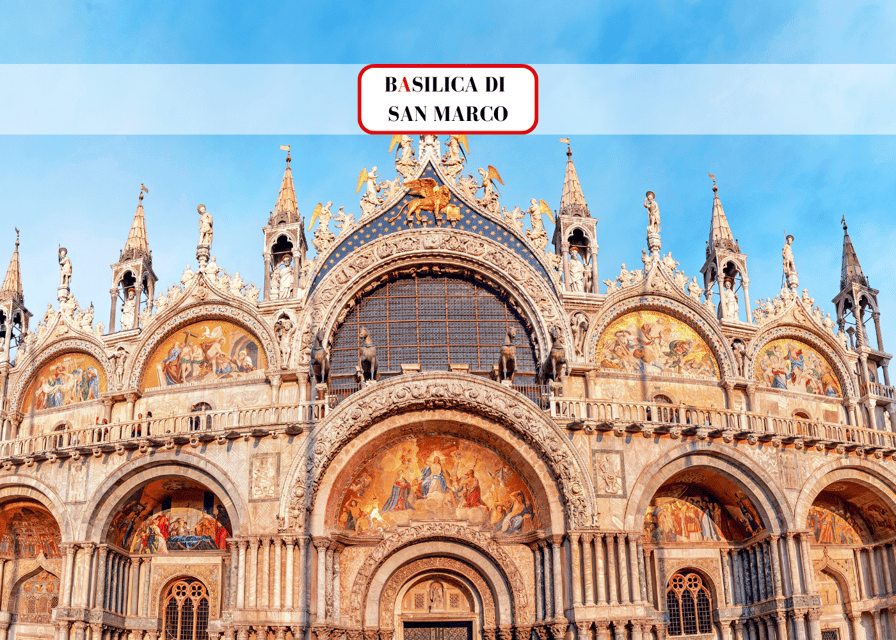 Venice: Basilica and Doge's Palace Priority Ticket and Tour - Entering St. Mark’s Basilica: mosaics, Byzantine shapes, and ground-floor access