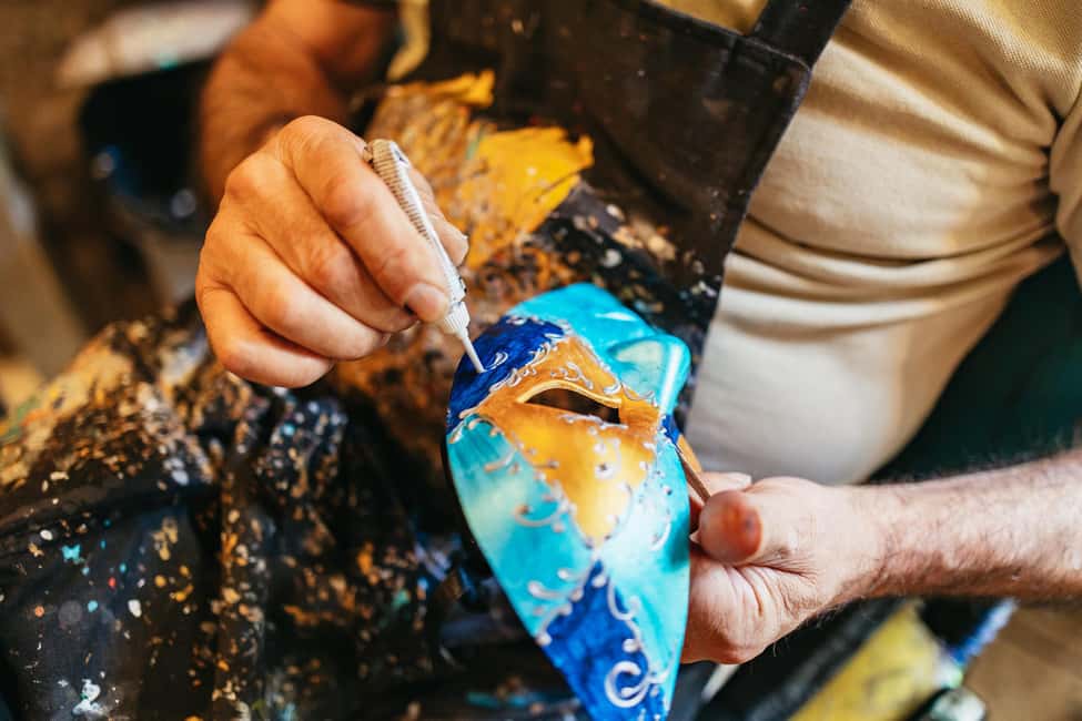 Venice: Carnival Mask Workshop - The Painting Method: Practical Tips That Make a Difference