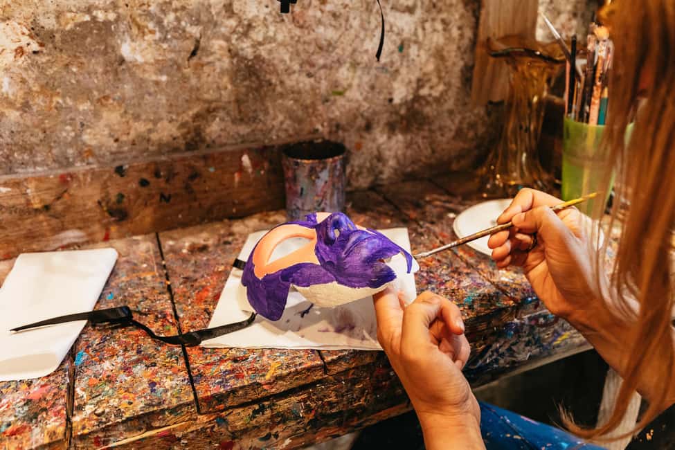 Venice: Carnival Mask Workshop - Timing: How 1 Hour Works for Most People