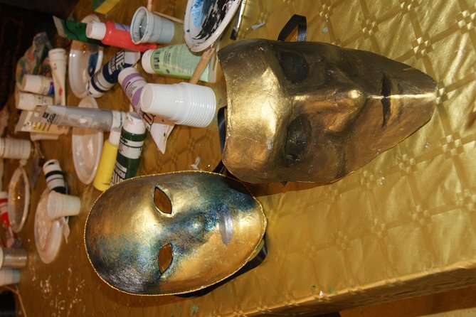 Venice Mask Workshop Class - Inside Sogno Veneziano Atelier on Calle de le Erbe