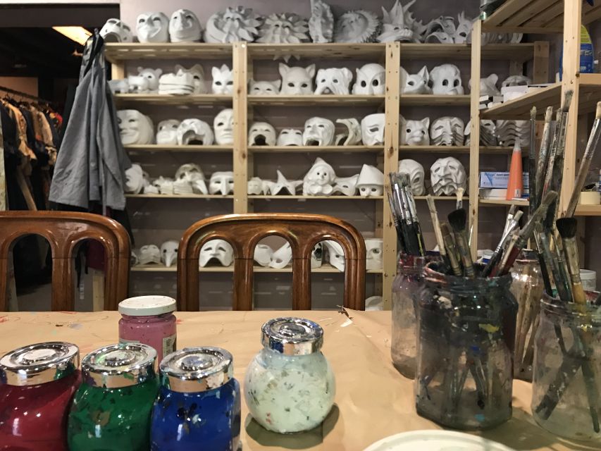Venice: Paint your own Venetian Mask Workshop - How the painting works: acrylic tempera, color, and technique tips