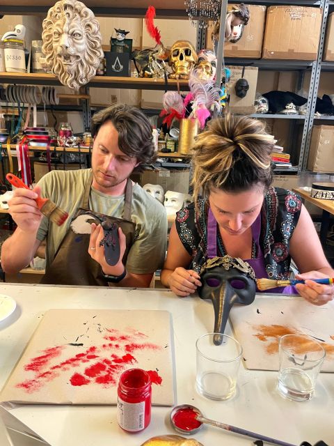 Venice: Venetian Masks Workshop - Before and After: Use the Quiet Side of Venice