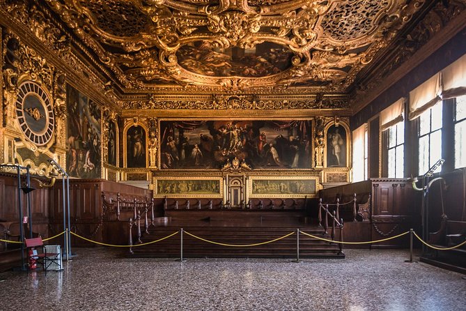 Venice's Best: Basilica, Doge's Palace, Gondola & History Gallery - St Mark’s Basilica: Gold Mosaics, Marble Inlay, and Bible Scenes